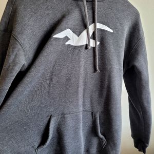 Grey Hollister hoodie pullover. Women's Large